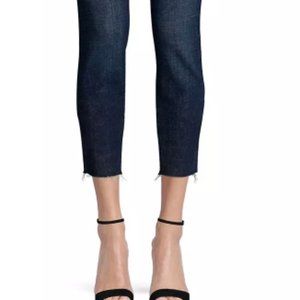 L'Agence, El Matador Dark Wash Jeans with bold Raw Hem, Size: 25W, NWOT/NEW